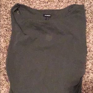 Express Sage Green Women’s Cloth Vest